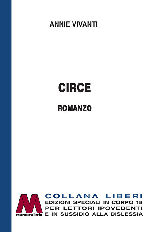 Libri Annie Vivanti - Circe. Ediz. Per Ipovedenti NUOVO SIGILLATO, EDIZIONE DEL 02/04/2021 SUBITO DISPONIBILE