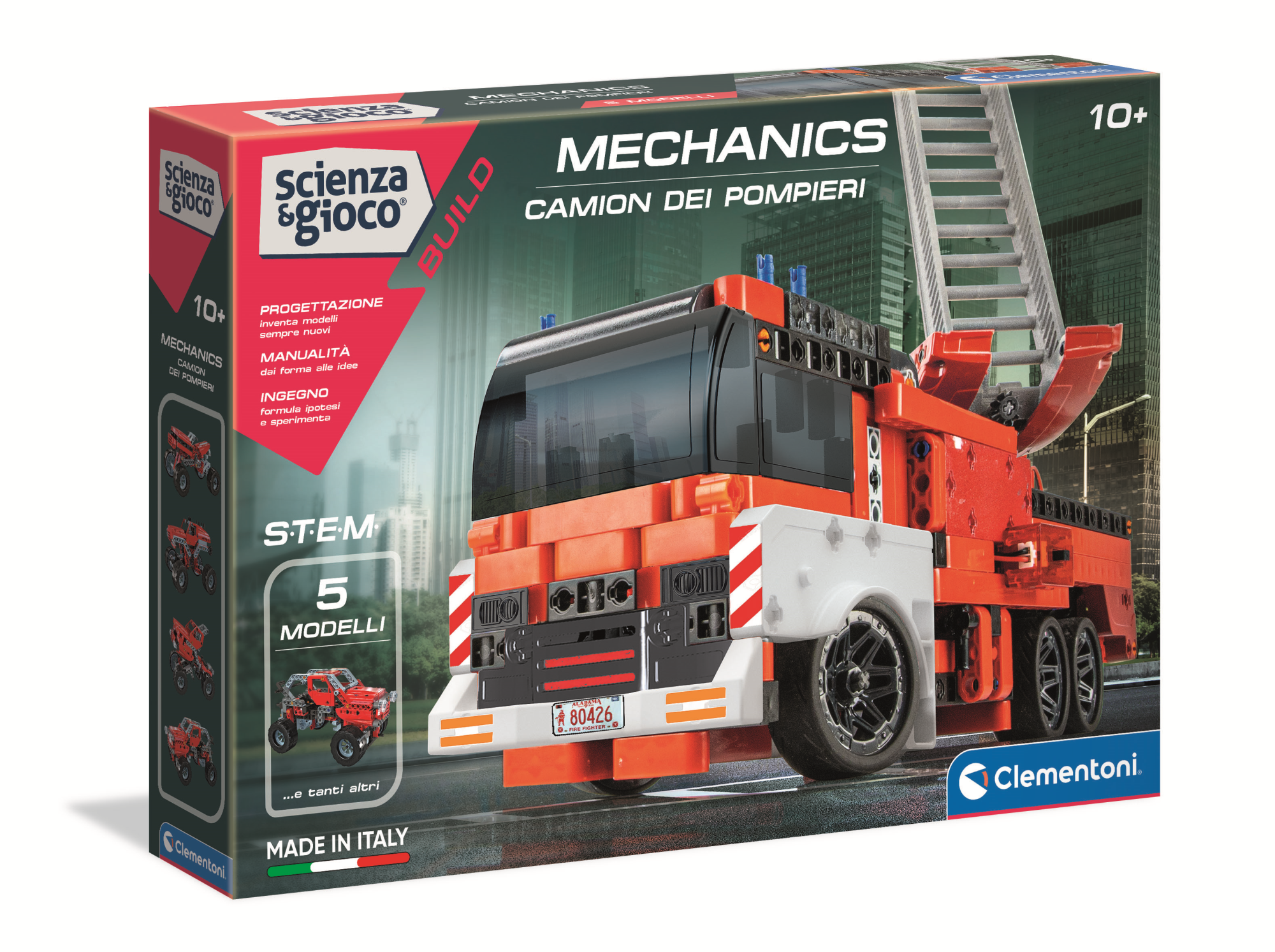 Merchandising Clementoni: Build Camion Pompieri NUOVO SIGILLATO, EDIZIONE DEL 01/08/2021 SUBITO DISPONIBILE