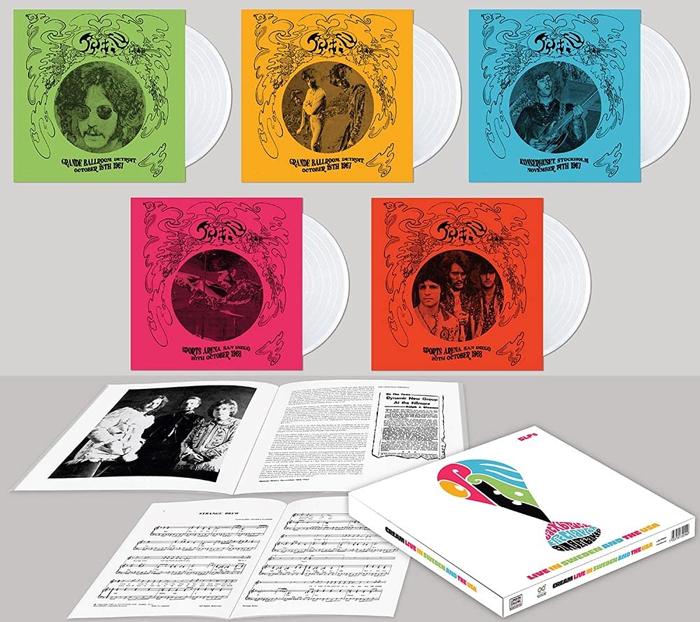 Vinile Cream - Live In Sweden And The Usa (White Vinyl, Limited) (5 Lp) NUOVO SIGILLATO, EDIZIONE DEL 11/11/2021 SUBITO DISPONIBILE