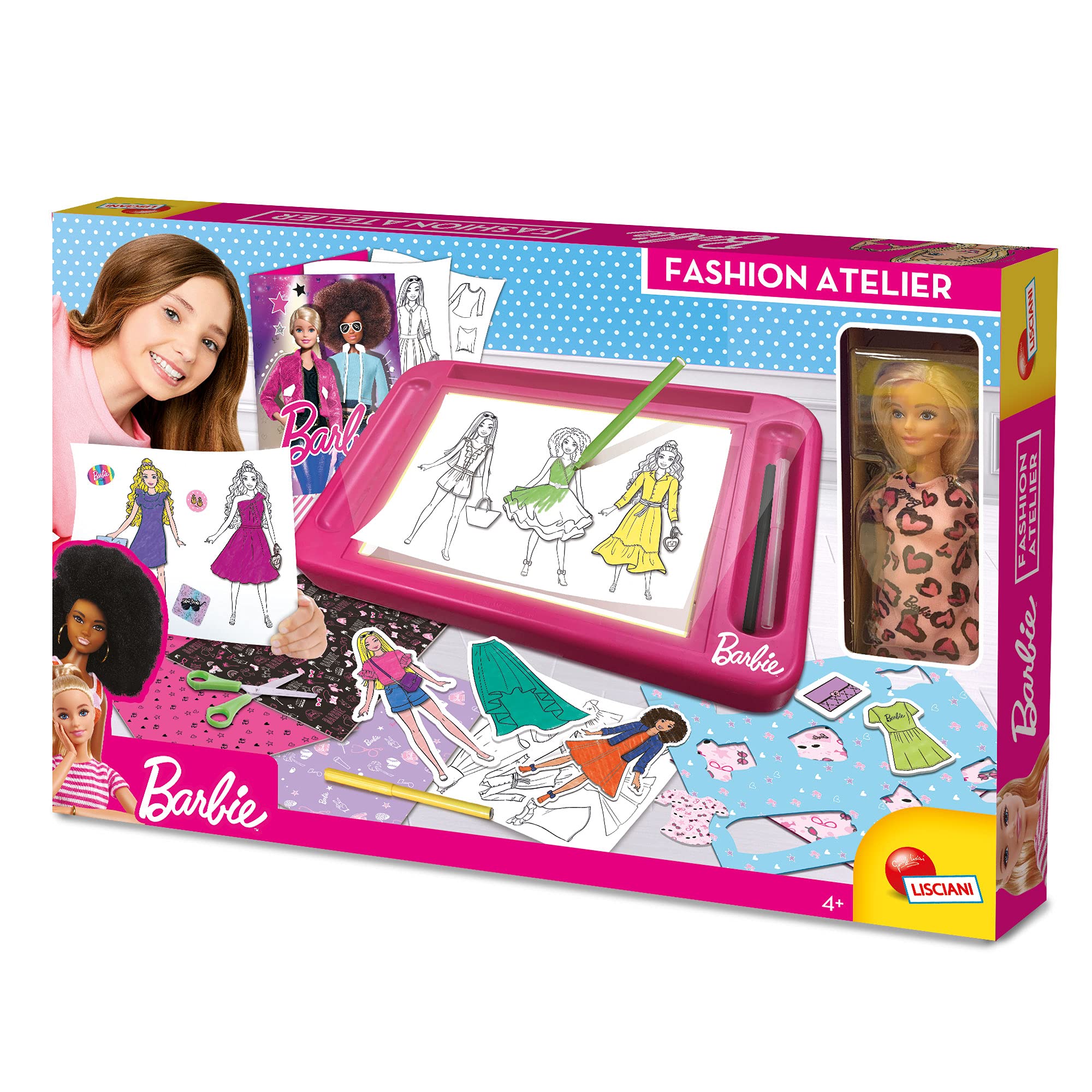 Merchandising Barbie: Lisciani - Fashion Atelier Con Doll NUOVO SIGILLATO, EDIZIONE DEL 14/07/2021 DISPO ENTRO UN MESE, SU ORDINAZIONE