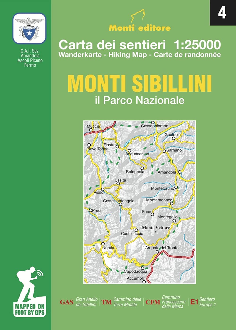 Libri Raffaele Monti - 4 Monti Sibillini. Il Parco Nazionale NUOVO SIGILLATO, EDIZIONE DEL 10/06/2021 SUBITO DISPONIBILE