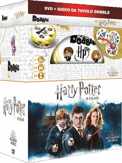 Dvd Harry Potter - La Collezione Completa (8 Dvd+Gioco Da Tavolo Dobble) NUOVO SIGILLATO, EDIZIONE DEL 30/09/2021 SUBITO DISPONIBILE
