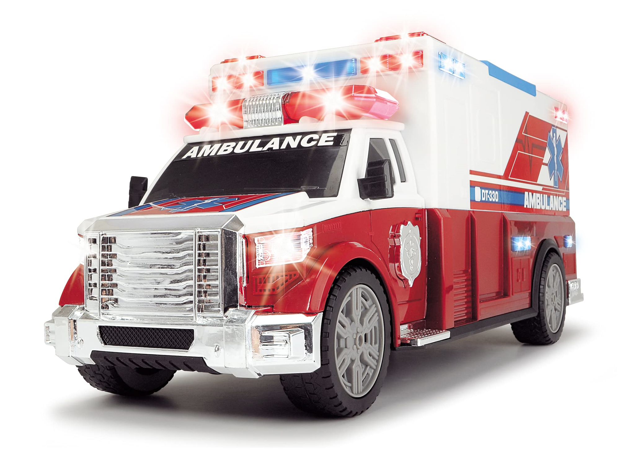 Merchandising Dickie Toys: City Heroes - Ambulanza Cm. 33 Con Luci E Suoni NUOVO SIGILLATO, EDIZIONE DEL 30/09/2021 SUBITO DISPONIBILE