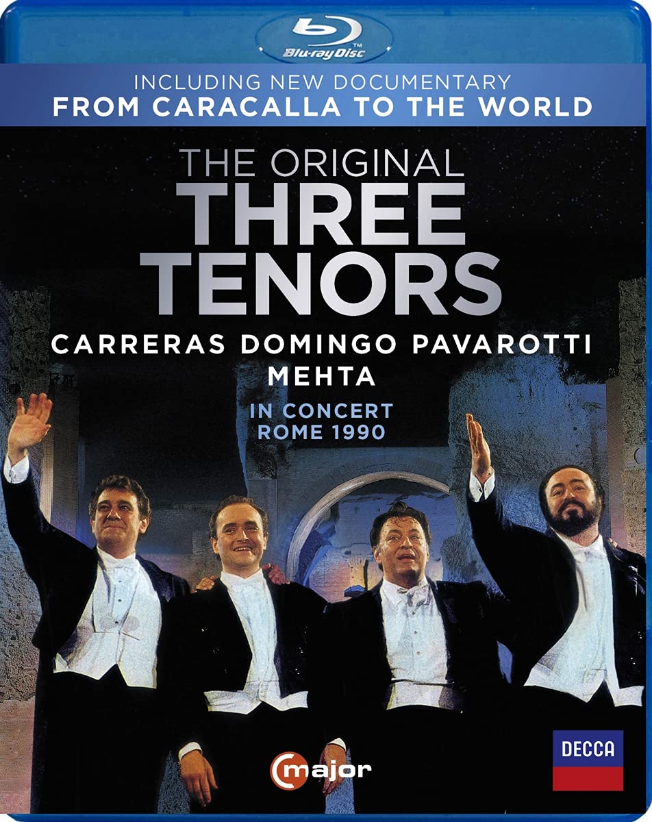 Music Blu-Ray Carreras / Domingo / Pavarotti - The Original Three Tenors In Concert Rome 1990 NUOVO SIGILLATO, EDIZIONE DEL 19/08/2021 SUBITO DISPONIBILE
