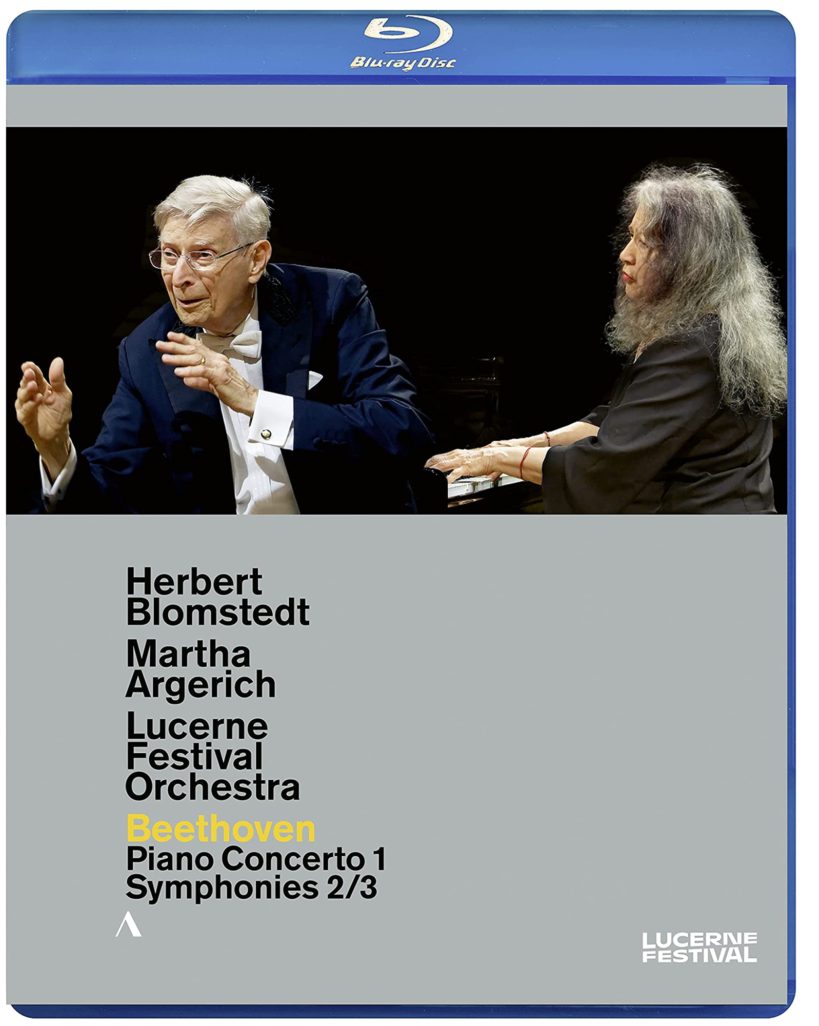 Music Blu-Ray Ludwig Van Beethoven - Piano Concerto No.1, Symphonies Nos.2 & 3 NUOVO SIGILLATO, EDIZIONE DEL 10/09/2021 SUBITO DISPONIBILE