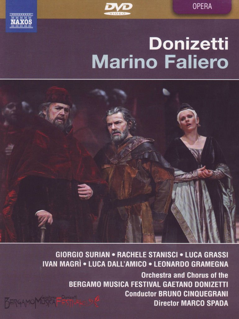 Music Dvd Gaetano Donizetti - Marino Faliero (2 Dvd) NUOVO SIGILLATO, EDIZIONE DEL 28/03/2011 SUBITO DISPONIBILE
