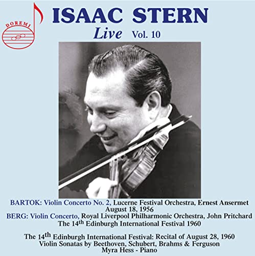 Audio Cd Isaac Stern: Live Vol. 10 - Bartok Berg 2 Cd NUOVO SIGILLATO EDIZIONE DEL SUBITO DISPONIBILE