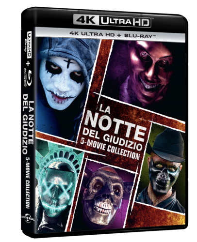 Blu-Ray Notte Del Giudizio (La) Collection (5 4K Ultra Hd+5 Blu-Ray) NUOVO SIGILLATO, EDIZIONE DEL 17/11/2021 SUBITO DISPONIBILE