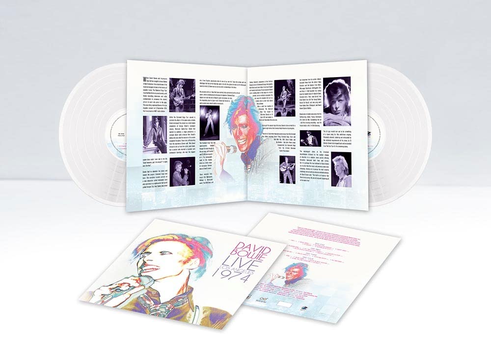 Vinile David Bowie - Live Los Angeles 1974 Vinyl Edition 2 Lp NUOVO SIGILLATO EDIZIONE DEL SUBITO DISPONIBILE bianco