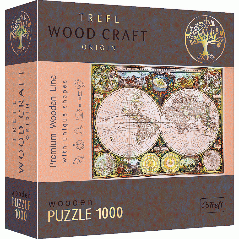 Merchandising Trefl: Puzzle 1000 - Ancient World Map NUOVO SIGILLATO, EDIZIONE DEL 20/10/2021 SUBITO DISPONIBILE
