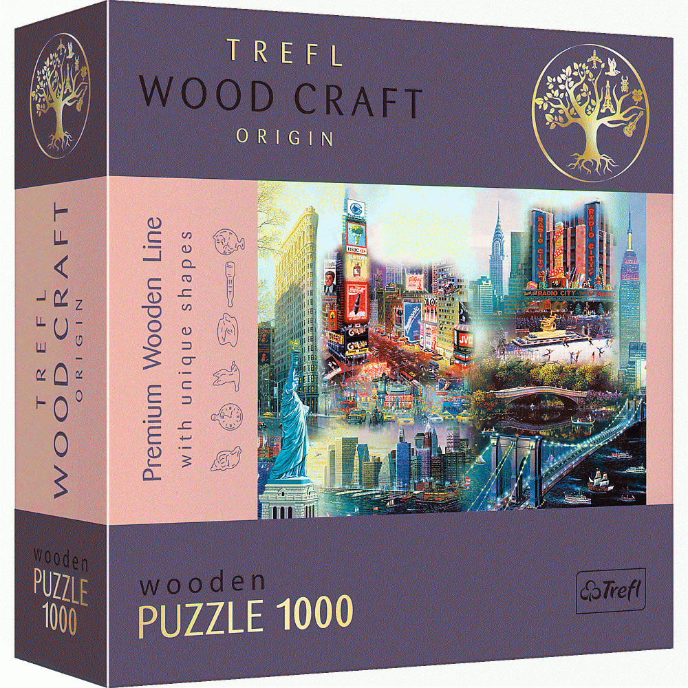 Merchandising Trefl: Puzzle 1000 - New York - Collage NUOVO SIGILLATO, EDIZIONE DEL 20/10/2021 SUBITO DISPONIBILE