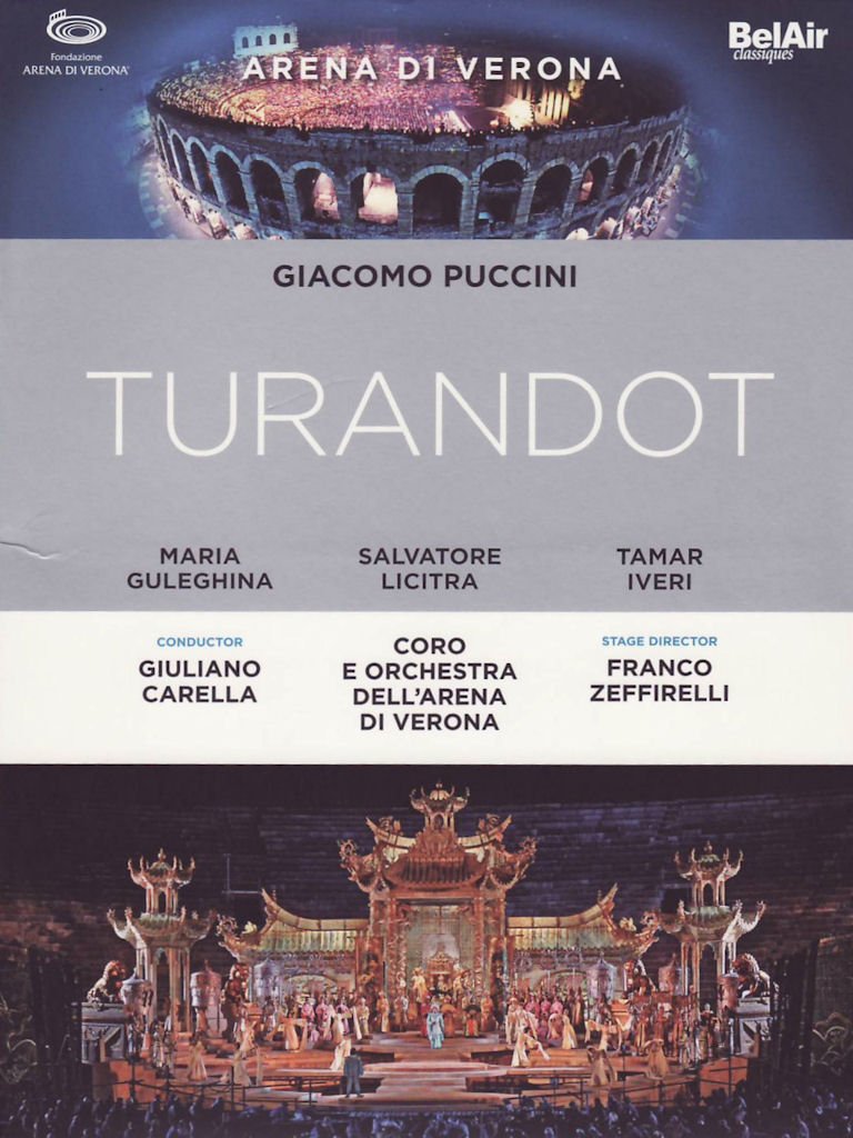 Music Dvd Giacomo Puccini - Turandot NUOVO SIGILLATO, EDIZIONE DEL 21/09/2011 SUBITO DISPONIBILE