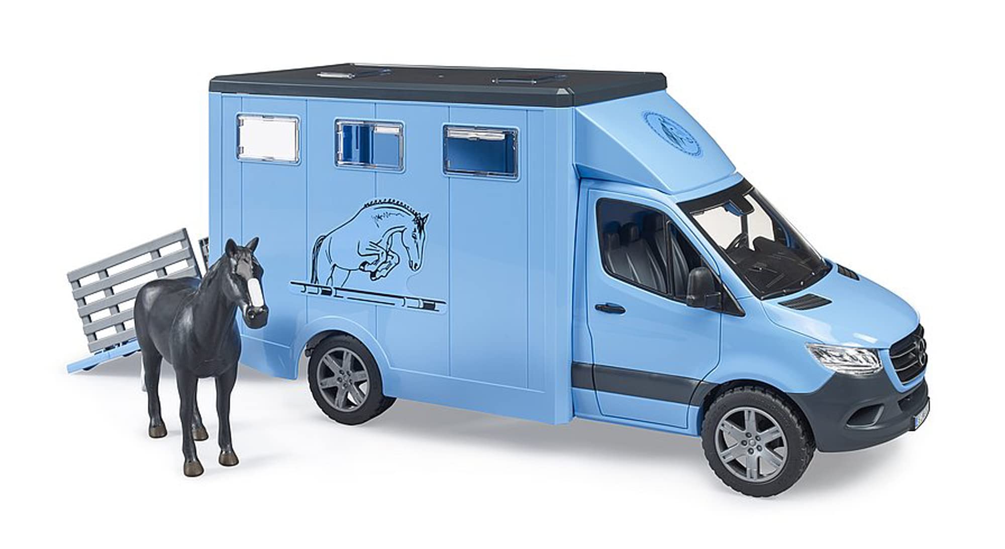 Merchandising : 2674 - Mb Sprinter Trasporto Animali Con 1 Cavallo NUOVO SIGILLATO EDIZIONE DEL SUBITO DISPONIBILE