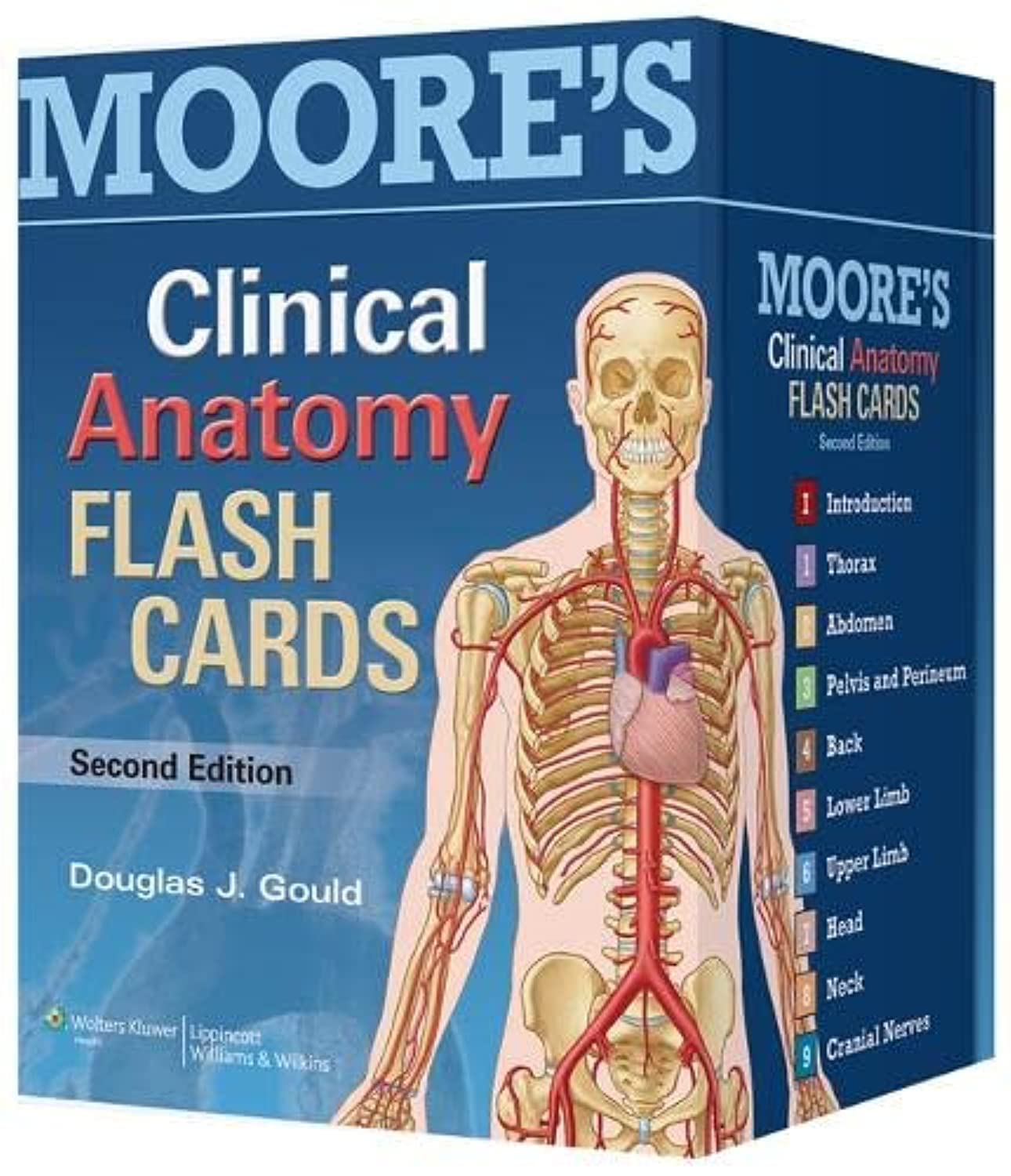 LIbri Gould Douglas J. - Moores Clinical Anatomy Flash Cards NUOVO SIGILLATO EDIZIONE DEL SUBITO DISPONIBILE