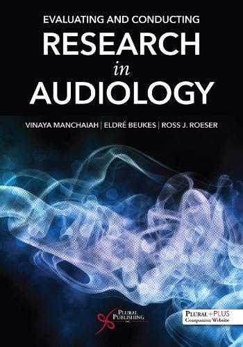LIbri Manchaiah Vinaya - Evaluating And Conducting Research In Audiology NUOVO SIGILLATO EDIZIONE DEL SUBITO DISPONIBILE