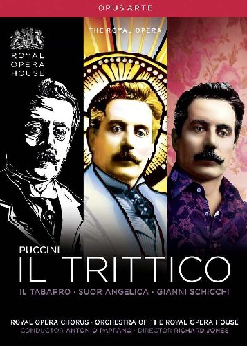 Music Dvd Giacomo Puccini - Il Trittico (3 Dvd) NUOVO SIGILLATO, EDIZIONE DEL 30/08/2012 SUBITO DISPONIBILE