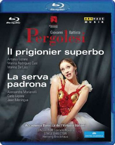 Music Blu-Ray Giovanni Battista Pergolesi - Il Prigionier Superbo / La Serva Padrona NUOVO SIGILLATO, EDIZIONE DEL 18/09/2012 SUBITO DISPONIBILE