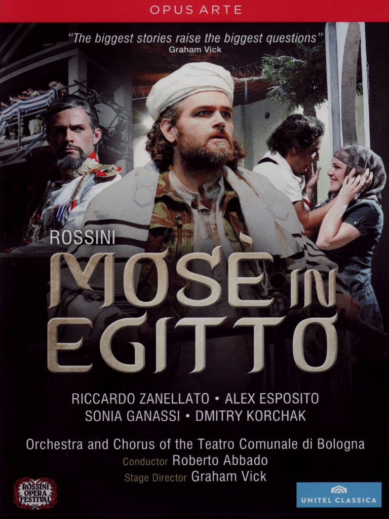 Music Dvd Gioacchino Rossini - Mose' In Egitto NUOVO SIGILLATO, EDIZIONE DEL 06/11/2012 SUBITO DISPONIBILE