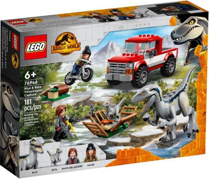 Merchandising Lego: 76946 - Jurassic World - La Cattura Dei Velociraptor Blue E Beta NUOVO SIGILLATO, EDIZIONE DEL 17/04/2022 SUBITO DISPONIBILE