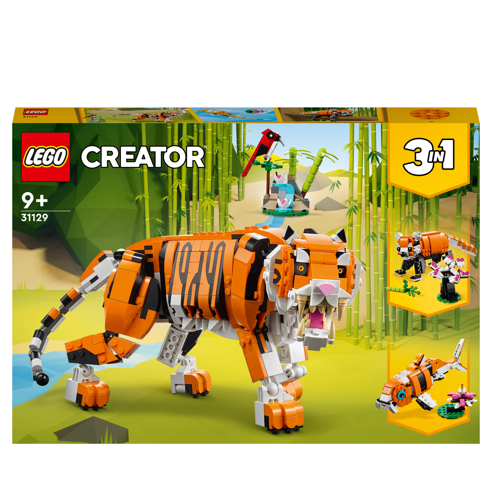 Merchandising Lego: 31129 - Creator - Tigre Maestosa NUOVO SIGILLATO, EDIZIONE DEL 12/01/2022 SUBITO DISPONIBILE