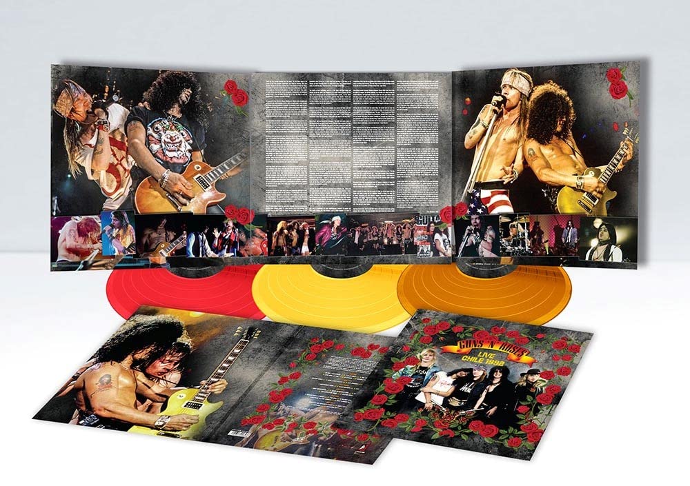 Vinile Guns N Roses - Chile 1992 3 Lp Coloured NUOVO SIGILLATO EDIZIONE DEL SUBITO DISPONIBILE