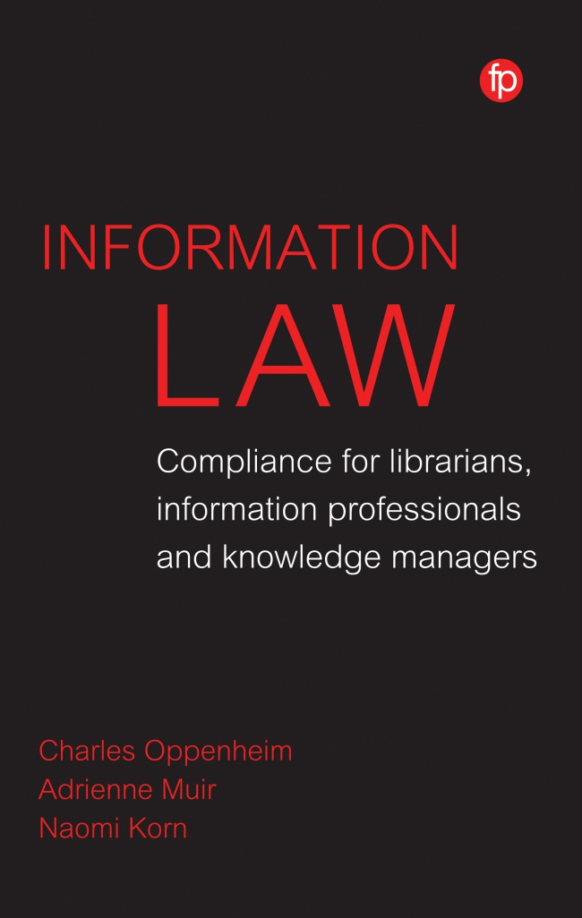 LIbri Oppenheim Charles - Information Law NUOVO SIGILLATO EDIZIONE DEL SUBITO DISPONIBILE