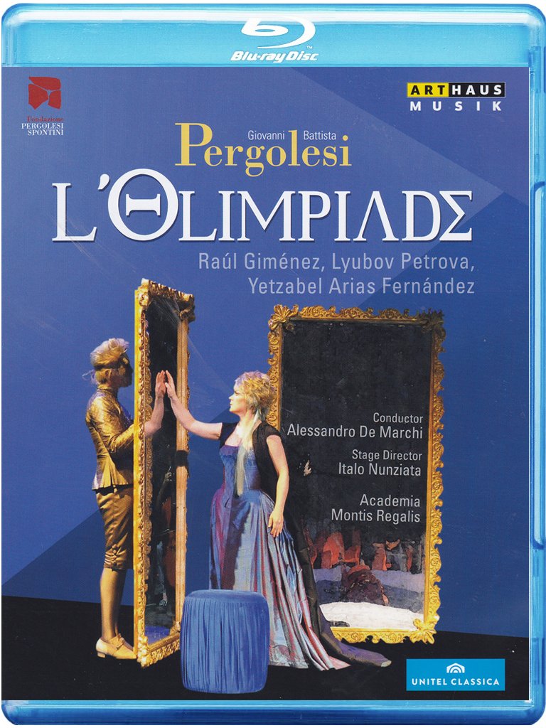 Music Giovanni Battista Pergolesi - LOlimpiade NUOVO SIGILLATO EDIZIONE DEL SUBITO DISPONIBILE blu-ray
