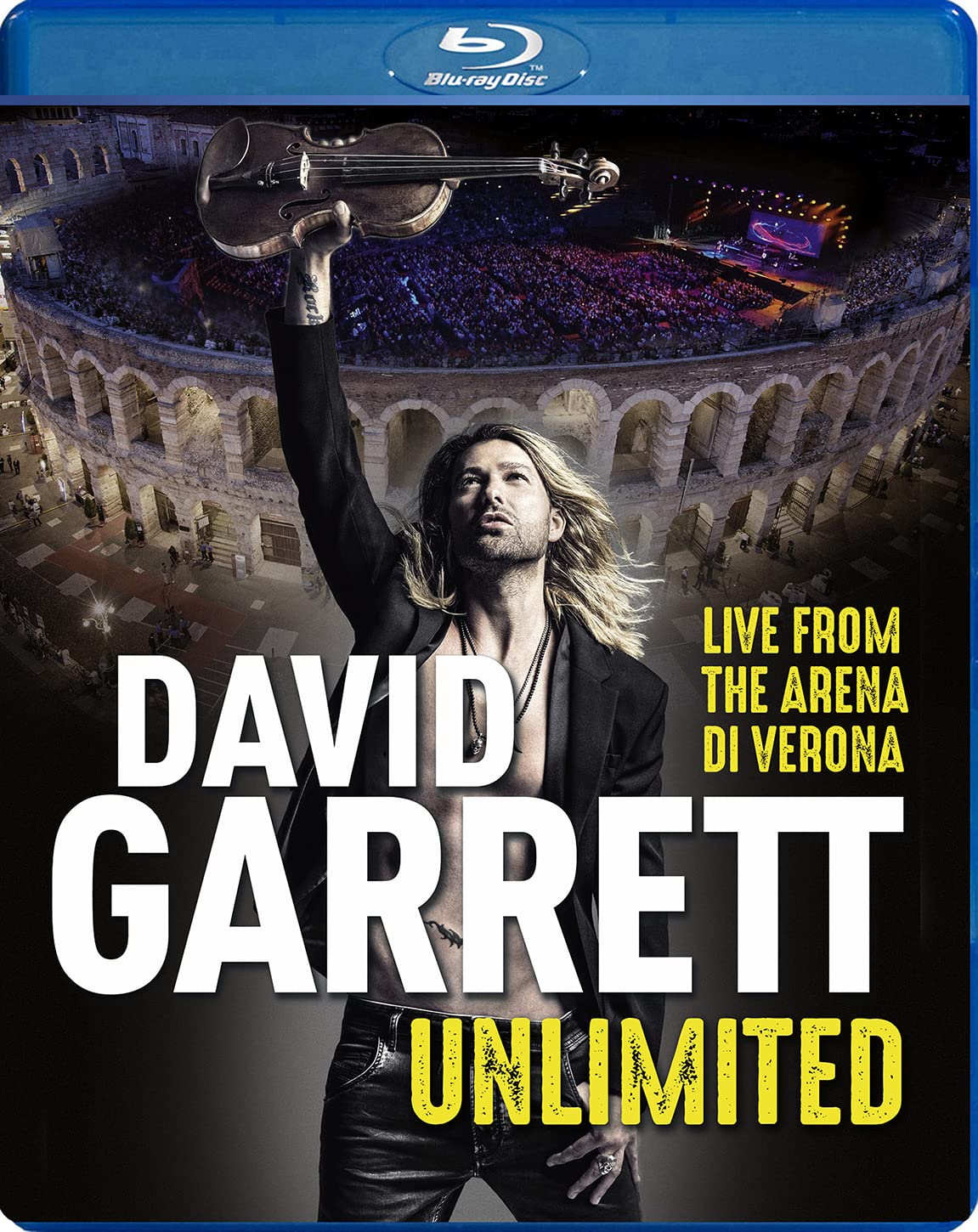 Music Blu-Ray David Garrett - Unlimited (Live From The Arena Di Verona) NUOVO SIGILLATO, EDIZIONE DEL 19/11/2021 SUBITO DISPONIBILE