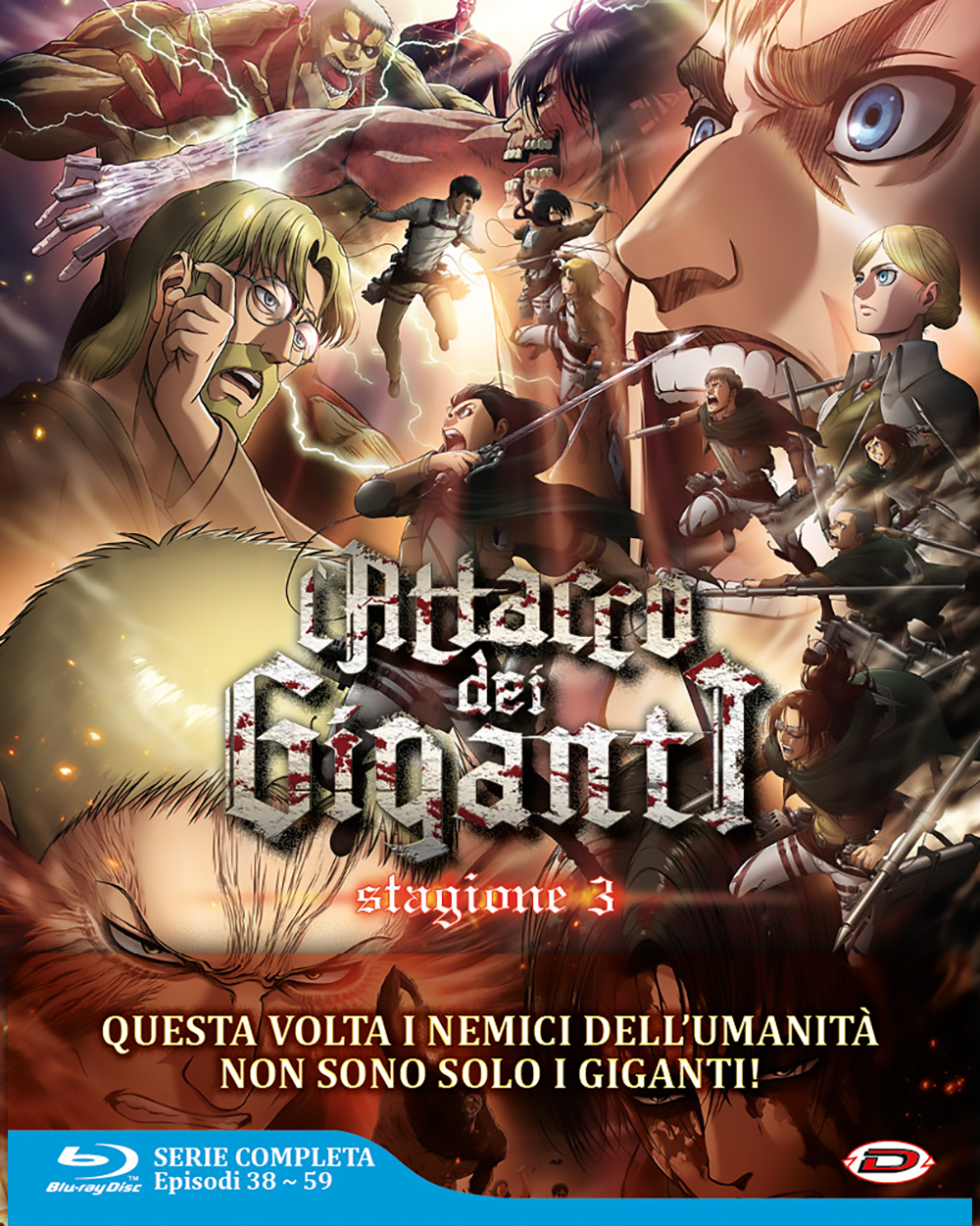 Blu-Ray Attacco Dei Giganti (L') - Stagione 03 The Complete Series (4 Blu-Ray) (Eps 01-22) NUOVO SIGILLATO, EDIZIONE DEL 23/03/2022 SUBITO DISPONIBILE