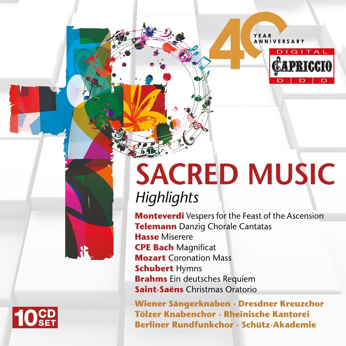 Audio Cd Capriccio 40Th Anniversary: Sacred Music / Various (10 Cd) NUOVO SIGILLATO, EDIZIONE DEL 11/01/2022 SUBITO DISPONIBILE