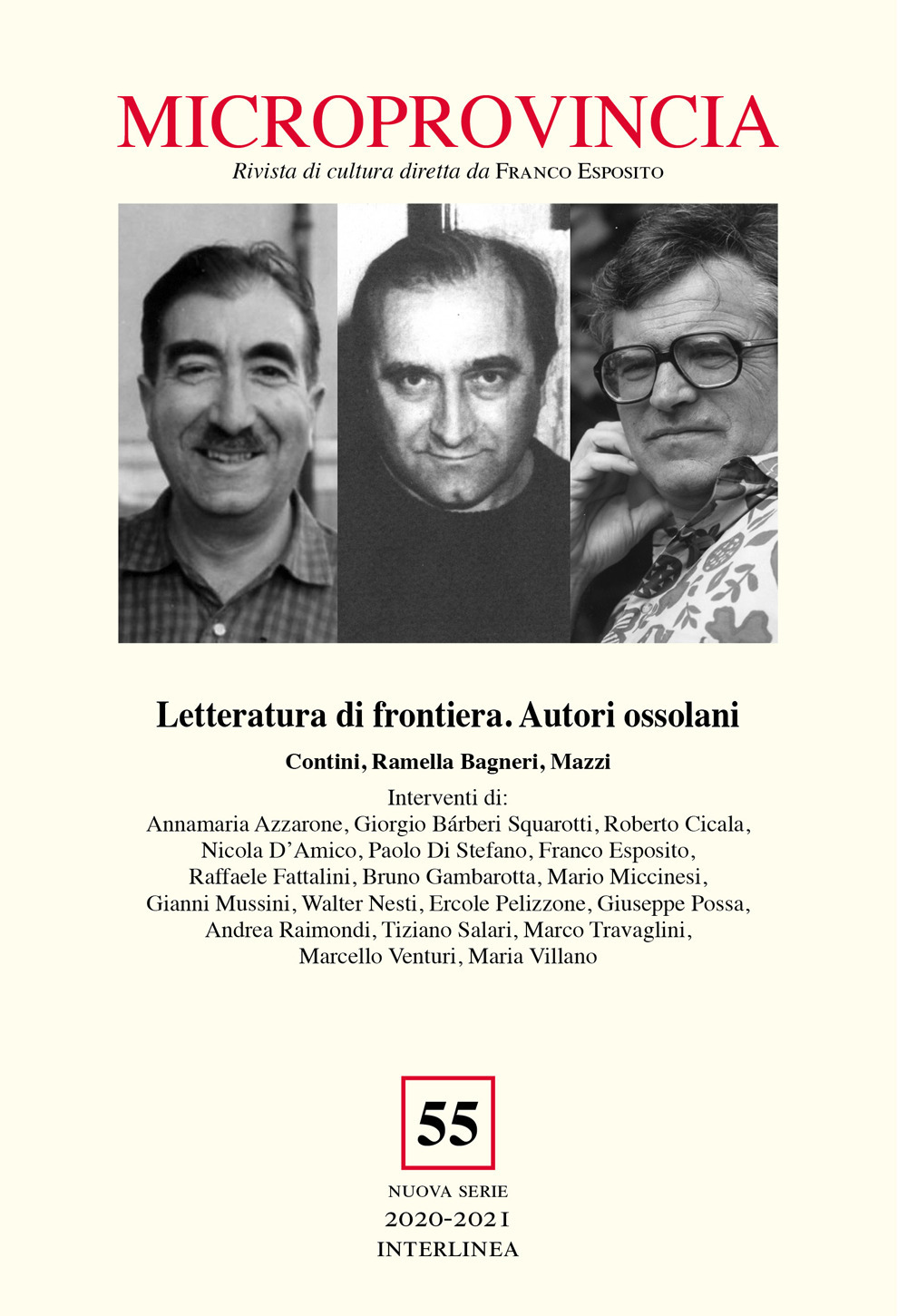 Libri Microprovincia (2020) Vol 55 NUOVO SIGILLATO, EDIZIONE DEL 15/12/2021 SUBITO DISPONIBILE
