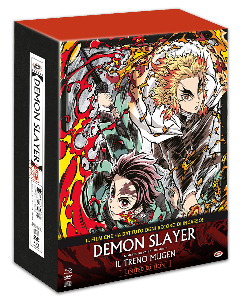 Blu-Ray Demon Slayer The Movie: Il Treno Mugen - Limited Edition (Blu-Ray+Dvd+Cd) NUOVO SIGILLATO, EDIZIONE DEL 20/04/2022 SUBITO DISPONIBILE