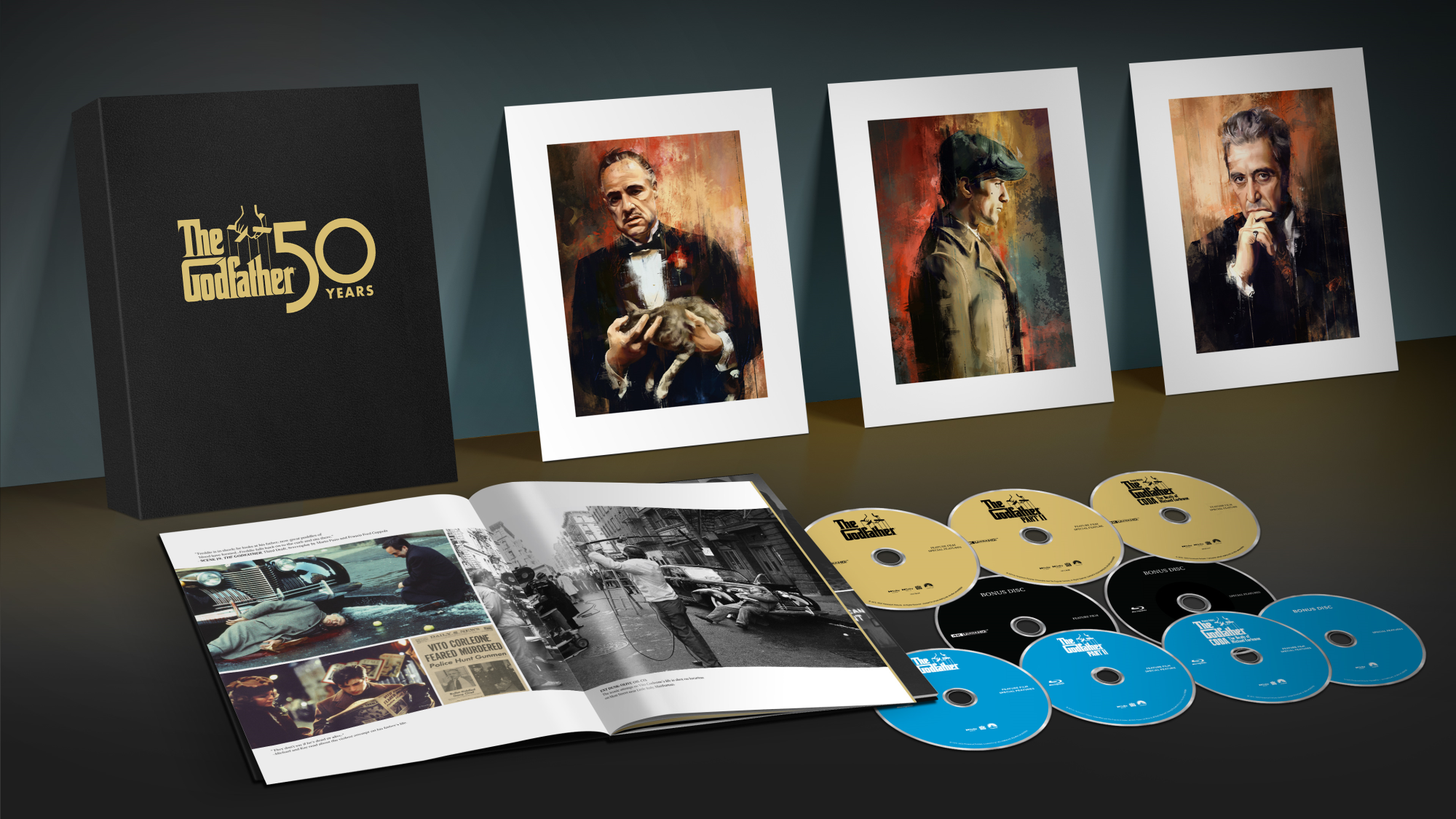 Blu-Ray Padrino (Il) - Trilogia - Edizione 50 Anniversario (Ltd) (4 4K Ultra Hd+5 Blu-Ray) NUOVO SIGILLATO, EDIZIONE DEL 18/03/2022 SUBITO DISPONIBILE