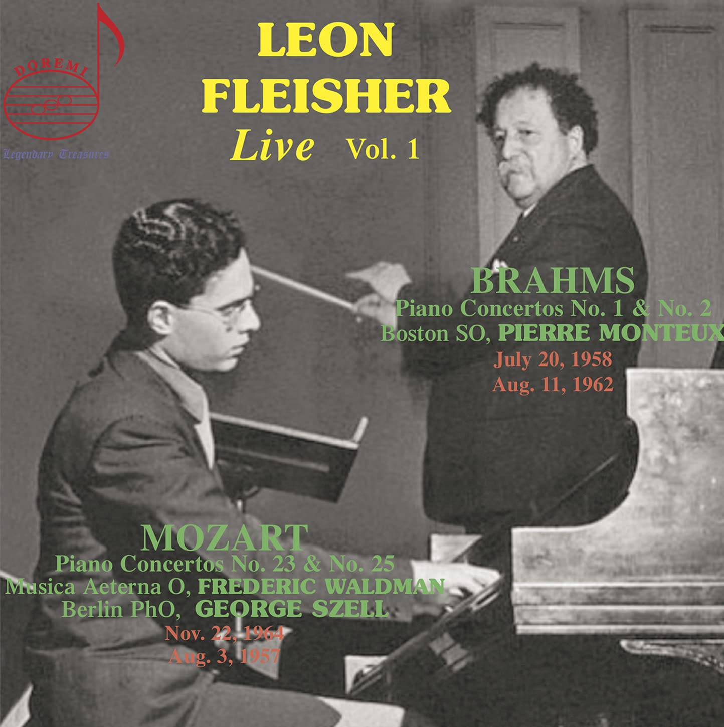 Audio Cd Leon Fleisher: Live, Vol. 1 (2 Cd) NUOVO SIGILLATO, EDIZIONE DEL 11/03/2022 SUBITO DISPONIBILE