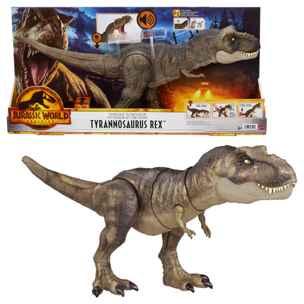 Merchandising Jurassic World 3:  - T-Rex Devasta E Divora NUOVO SIGILLATO EDIZIONE DEL SUBITO DISPONIBILE