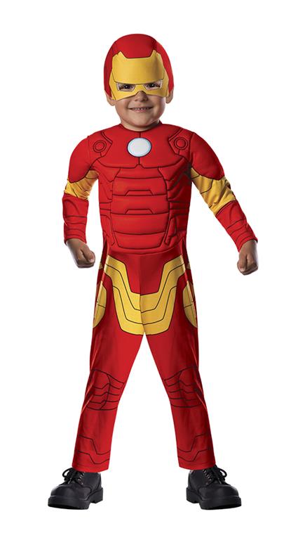 Merchandising Marvel: Iron Man - Costume Deluxe Preschool Tuta Imbottita E Cuffietta In Eva Tg. T NUOVO SIGILLATO EDIZIONE DEL SUBITO DISPONIBILE