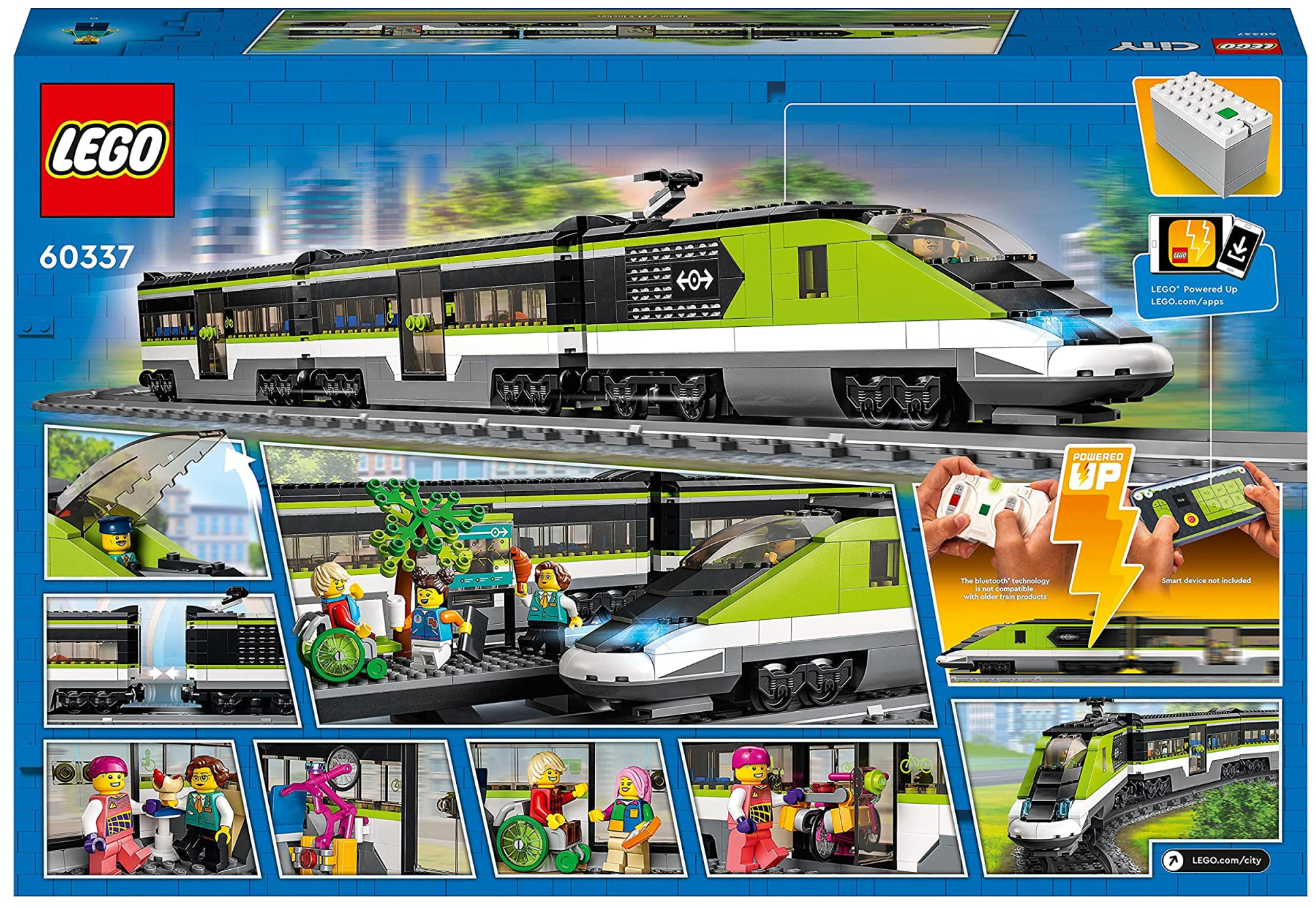 Merchandising Lego: 60337 - City Trains - Treno Passeggeri Espresso NUOVO SIGILLATO, EDIZIONE DEL 20/06/2022 SUBITO DISPONIBILE