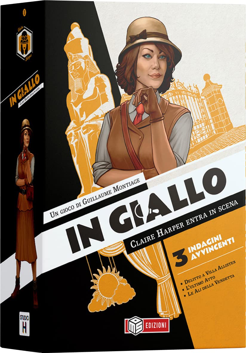 Libri : In Giallo Gioco Da Tavolo NUOVO SIGILLATO EDIZIONE DEL SUBITO DISPONIBILE