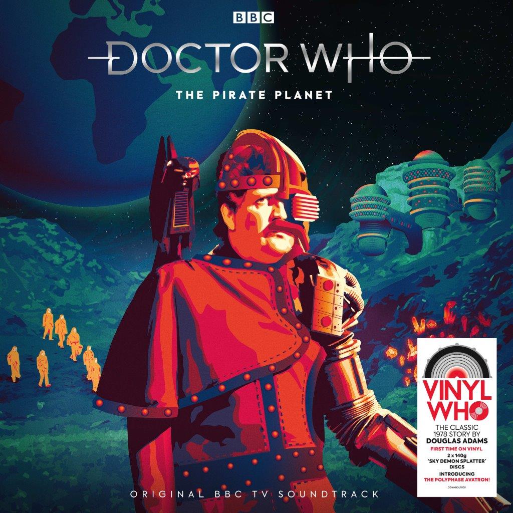 Vinile Doctor Who: The Pirate Planet Sky Demon Splatter Vinyl 2 Lp NUOVO SIGILLATO EDIZIONE DEL SUBITO DISPONIBILE