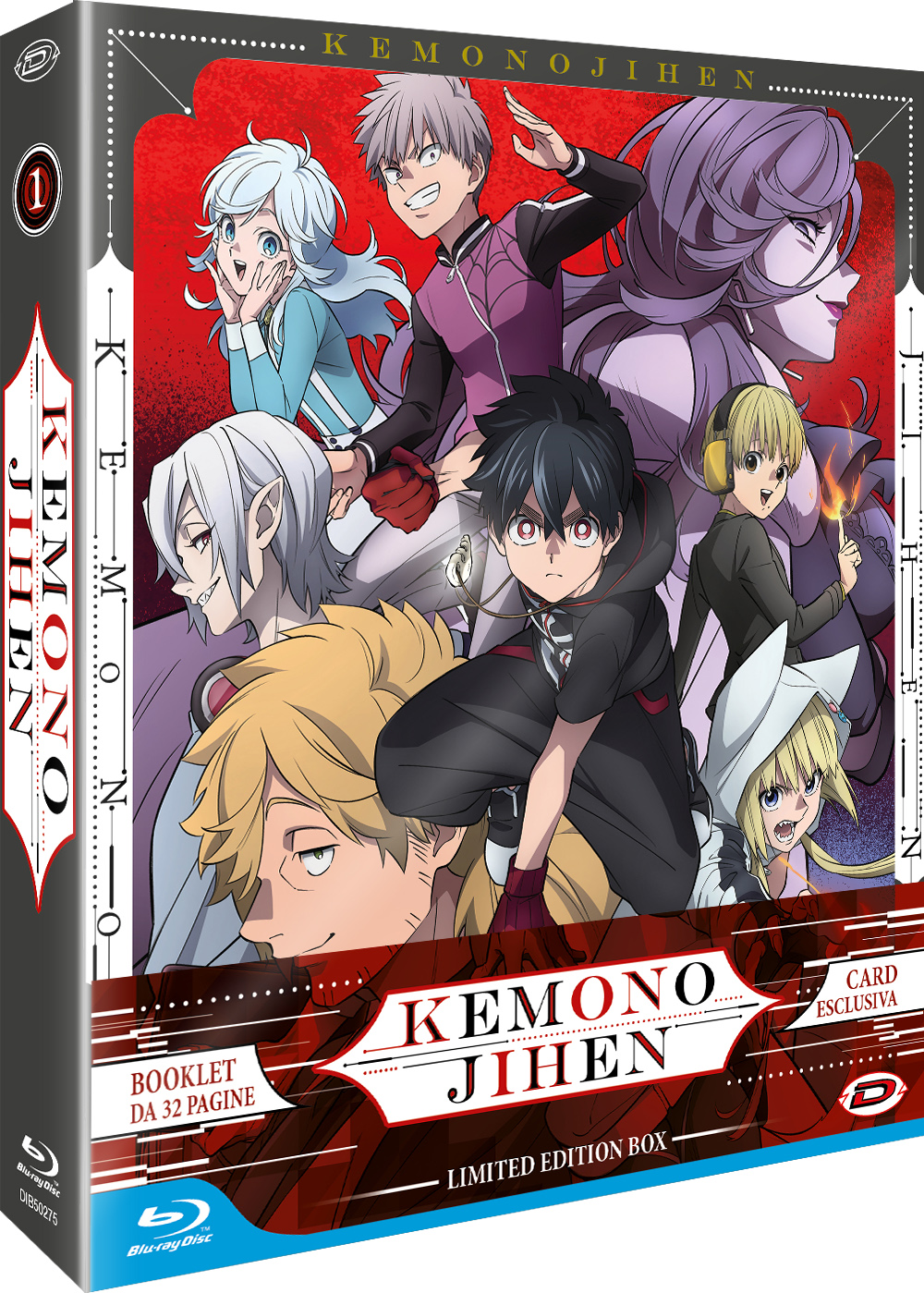 Blu-Ray Kemono Jihen - Box Set (Eps 01-12) (3 Blu-Ray) (Limited Edition) NUOVO SIGILLATO, EDIZIONE DEL 27/04/2022 SUBITO DISPONIBILE