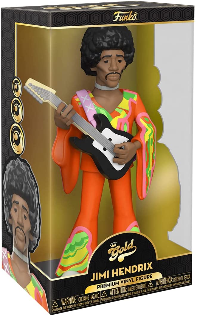 Merchandising Jimi Hendrix: Funko Pop! Gold - Jimi Hendrix (12") (Premium Vinyl Figure) NUOVO SIGILLATO, EDIZIONE DEL 15/04/2022 SUBITO DISPONIBILE