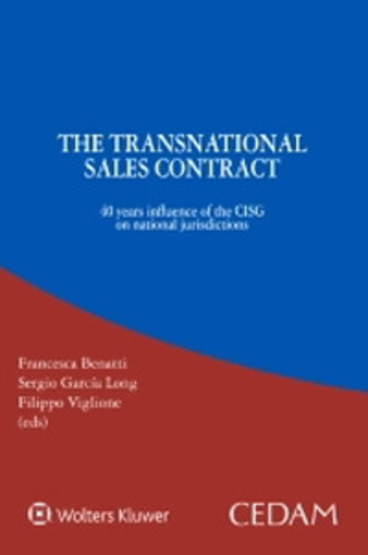 Libri Benatti / Long / Viglione - The Transnational Sales Contract NUOVO SIGILLATO, EDIZIONE DEL 17/02/2022 SUBITO DISPONIBILE