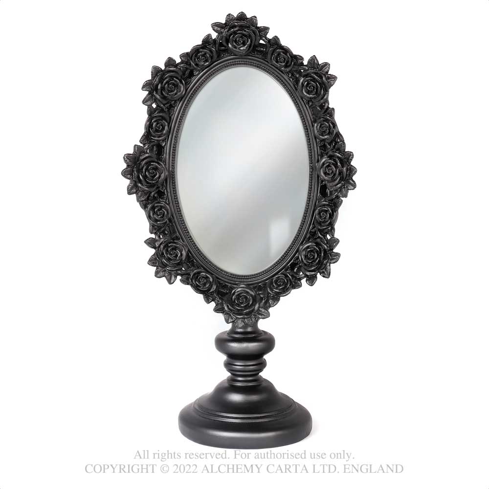 Merchandising Shades: Black Rose Dressing Table Mirror NUOVO SIGILLATO, EDIZIONE DEL 18/01/2022 SUBITO DISPONIBILE