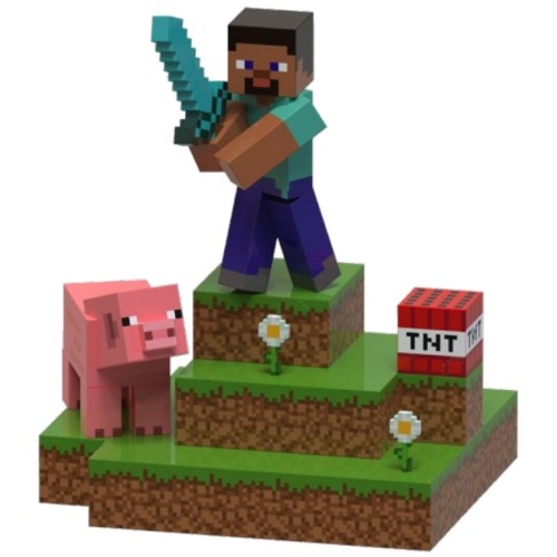 Merchandising Minecraft:  - Steve Diorama Light Lampada NUOVO SIGILLATO EDIZIONE DEL SUBITO DISPONIBILE