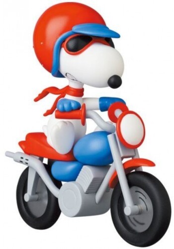 Merchandising Peanuts: Medicom - Motocross Snoopy Udf Figure Series 13 NUOVO SIGILLATO, EDIZIONE DEL 27/01/2023 SUBITO DISPONIBILE