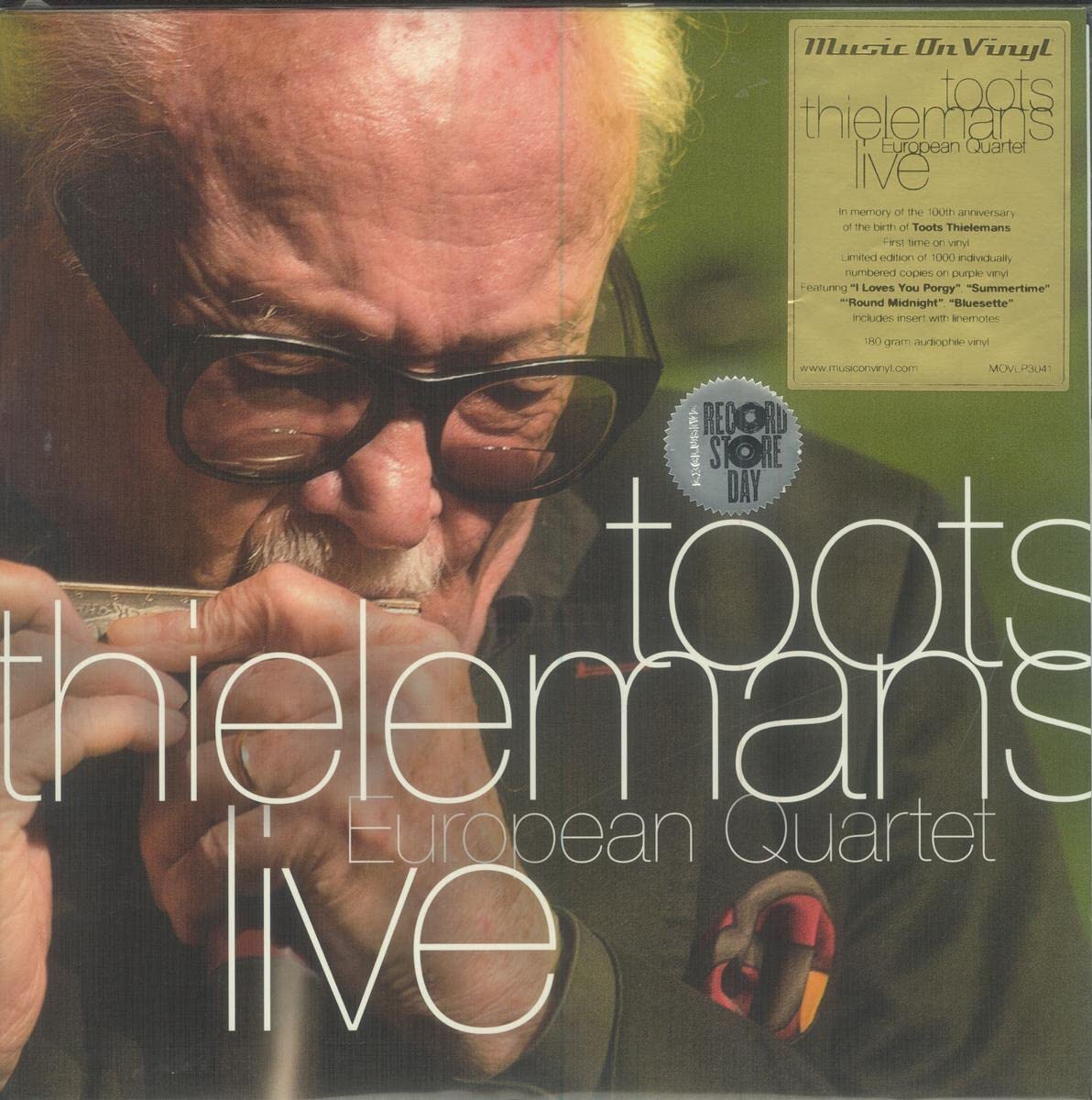 Vinile Toots Thielemans - European Quartet Live (Colour) (Rsd 2022) NUOVO SIGILLATO, EDIZIONE DEL 23/04/2022 SUBITO DISPONIBILE