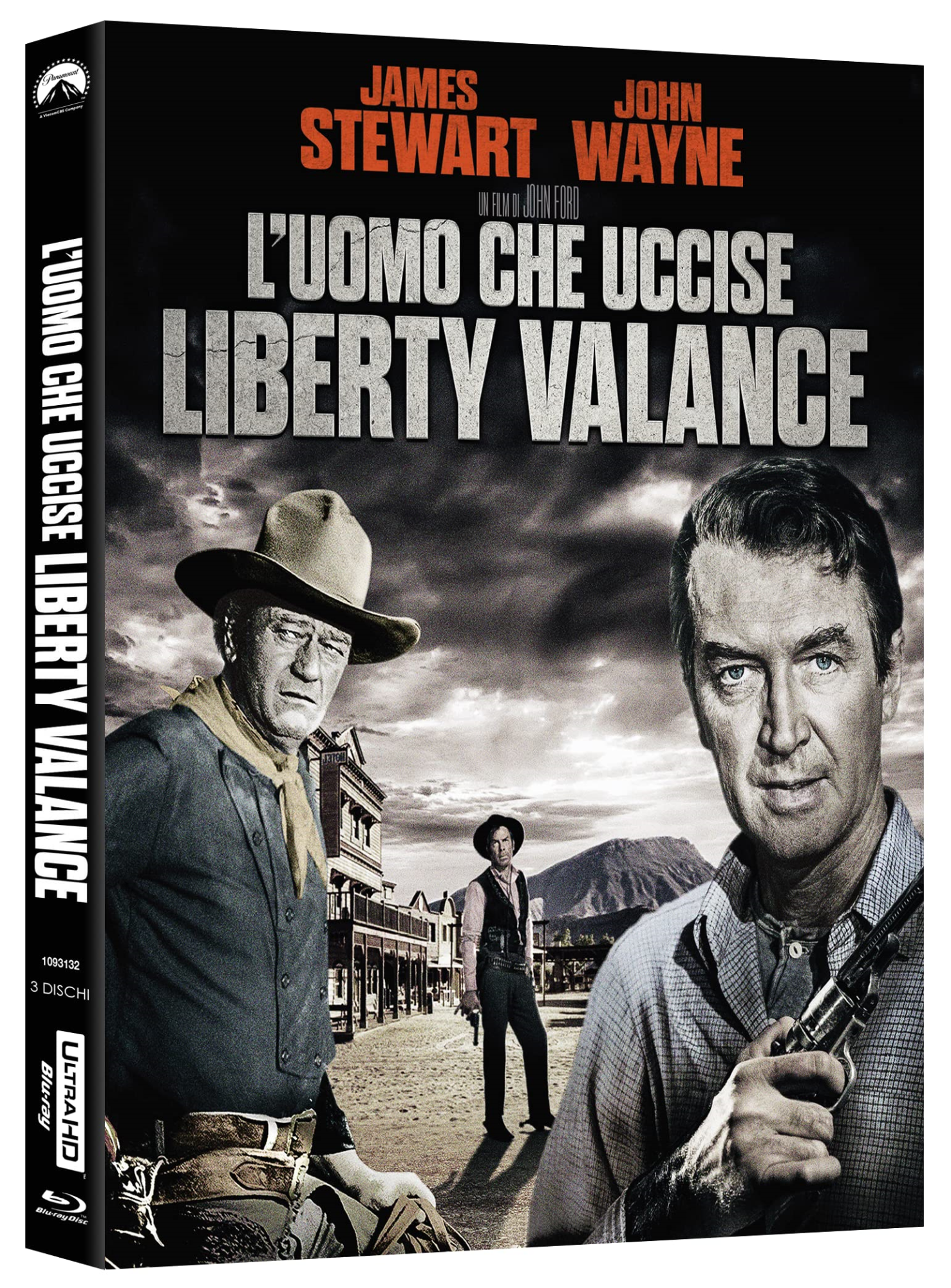 Blu-Ray Uomo Che Uccise Liberty Valance (L') (Blu-Ray Uhd+2 Blu-Ray) NUOVO SIGILLATO, EDIZIONE DEL 17/05/2022 SUBITO DISPONIBILE