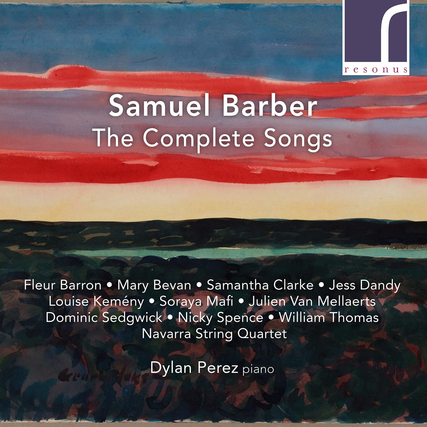 Audio Cd Dylan Perez Navarra String Quartet - Barber The Complete Songs NUOVO SIGILLATO EDIZIONE DEL SUBITO DISPONIBILE