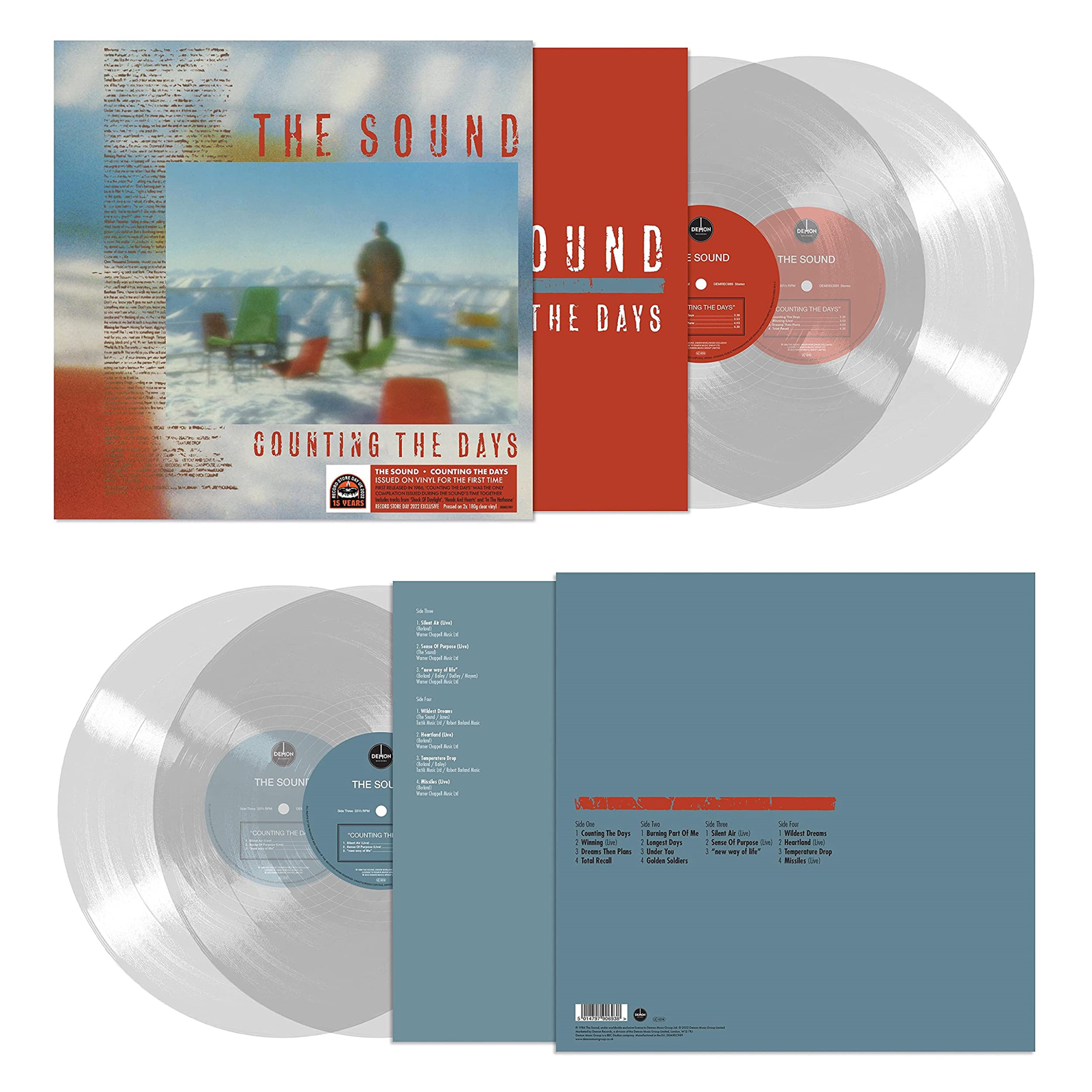 Vinile Sound (The) - Counting The Days (Clear Vinyl) (2 Lp) (Rsd 2022) NUOVO SIGILLATO, EDIZIONE DEL 23/04/2022 SUBITO DISPONIBILE