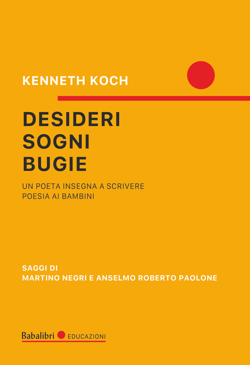 Libri Koch Kenneth - Desideri, Sogni, Bugie NUOVO SIGILLATO, EDIZIONE DEL 03/03/2023 SUBITO DISPONIBILE